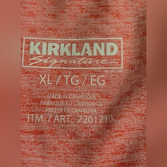 Women Coral Geometric Half-Zip Pullover Size XL - Picture 3 of 15